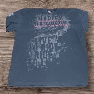 Harley Davidson shirt men’s size extra large black